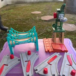 Wooden Tracks And Accessories For Thomas The Train 