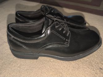 Men's Classic Nunn Bush KOR Comfort Gel Shoes Black Leather Size 7.5 M 84358-001