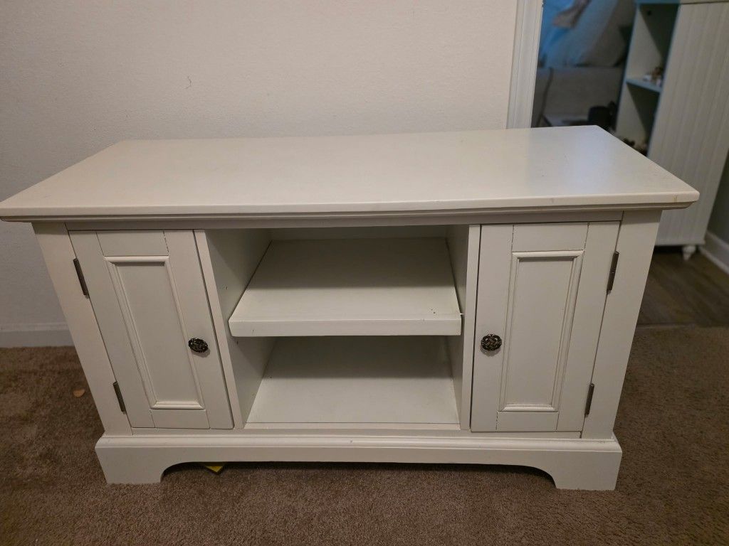 White TV Stand