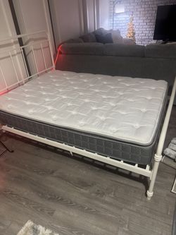 Great full Size Bed Frame And Mattress!!