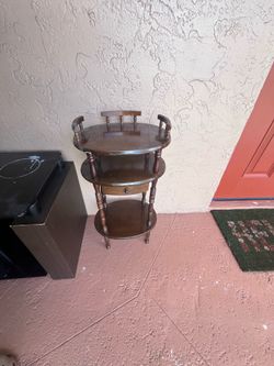 Small Wooden Side Table