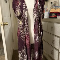 Nicole Miller Purple Kimono