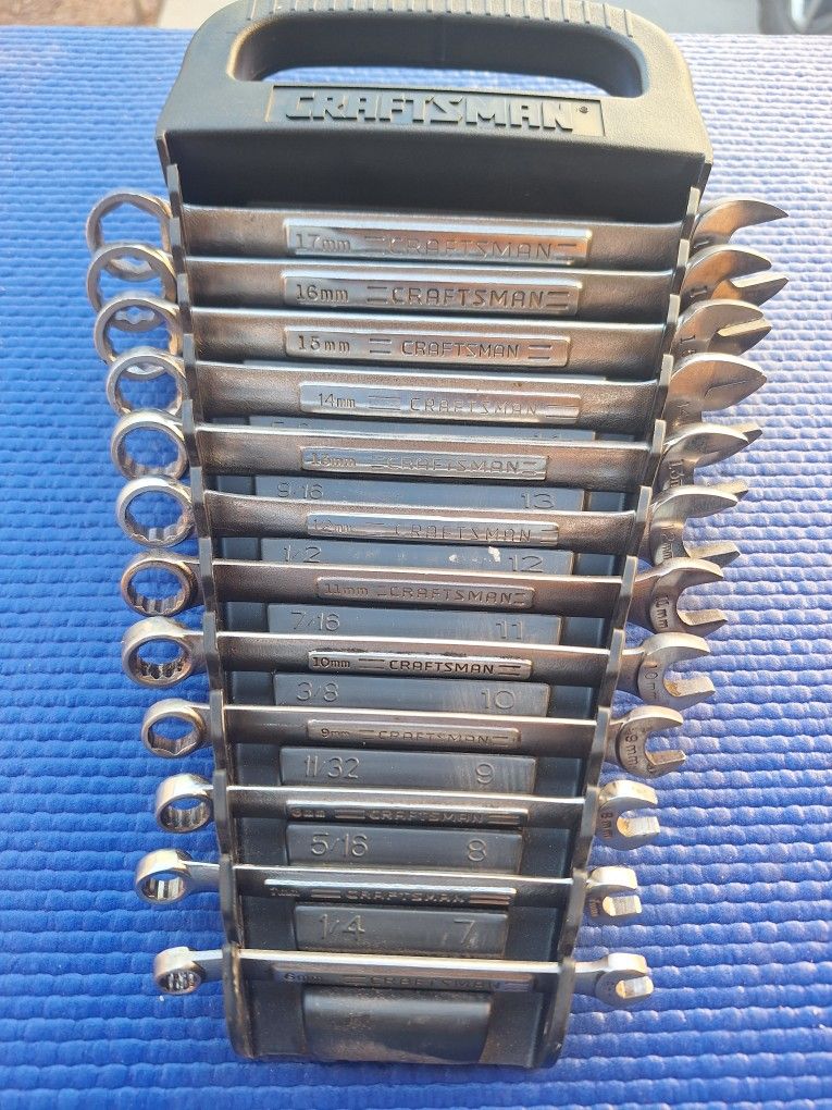 Craftsman 12 Piece Metric Wrench Set Made In USA 🇺🇸.
