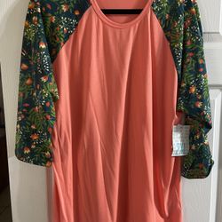 New Lularoe Randy, Size 2XL- 3/4 in sleeves