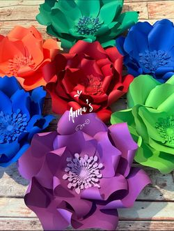 Paper flowers