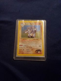 Pokemon Cards Brocks Rhydon