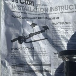  Curt Round Bar Weight Distribution Kit