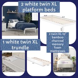 5 Piece White Bedroom Set
