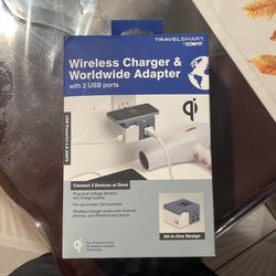 Targets Wireless Charger & Worldwide Adapter