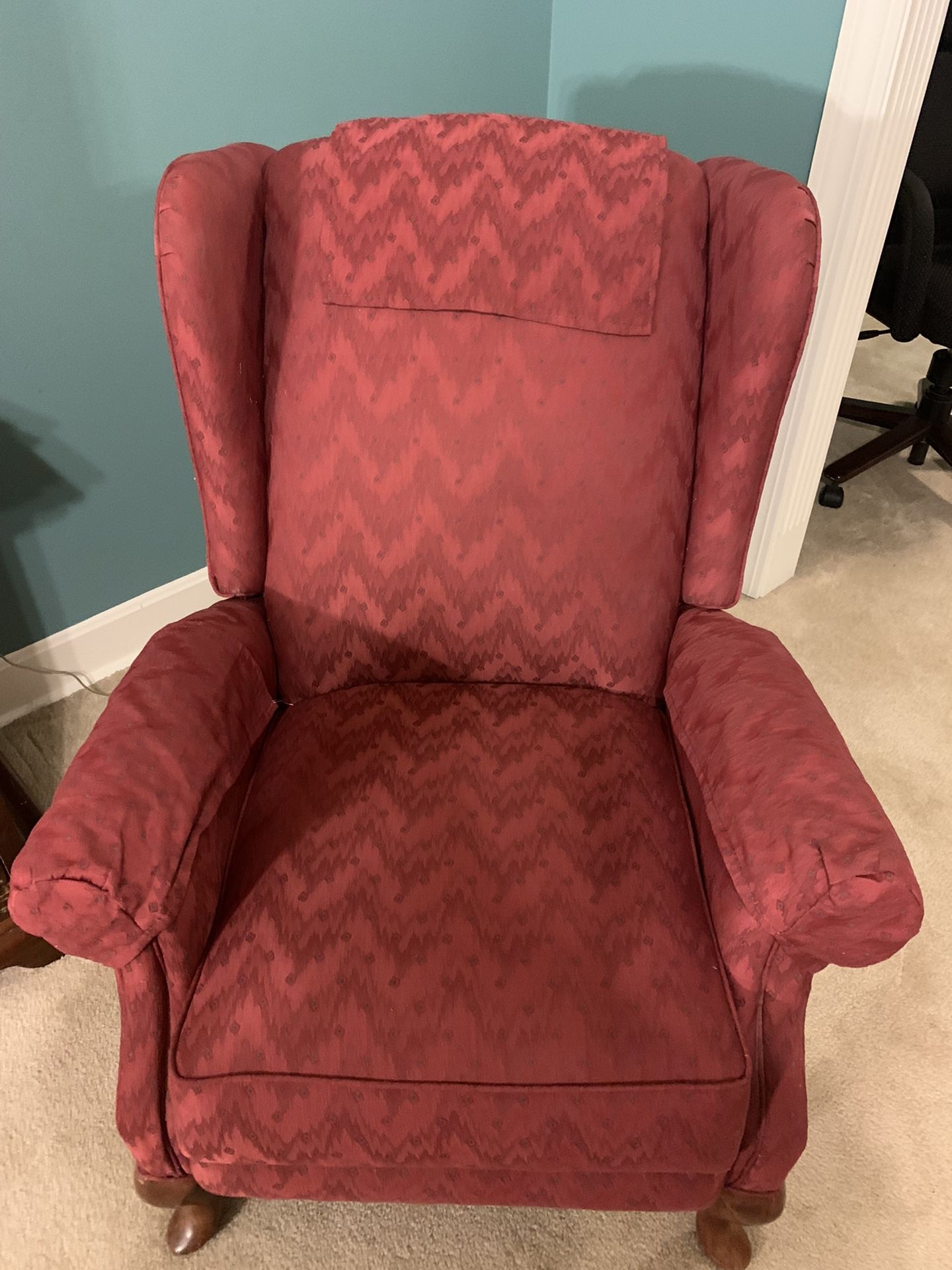 Reclining Wing Backed Chair