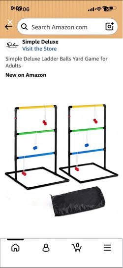 Simple Deluxe Ladder Ball Yard Game Set