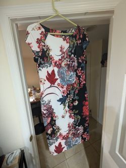 Business Floral Dress (8)