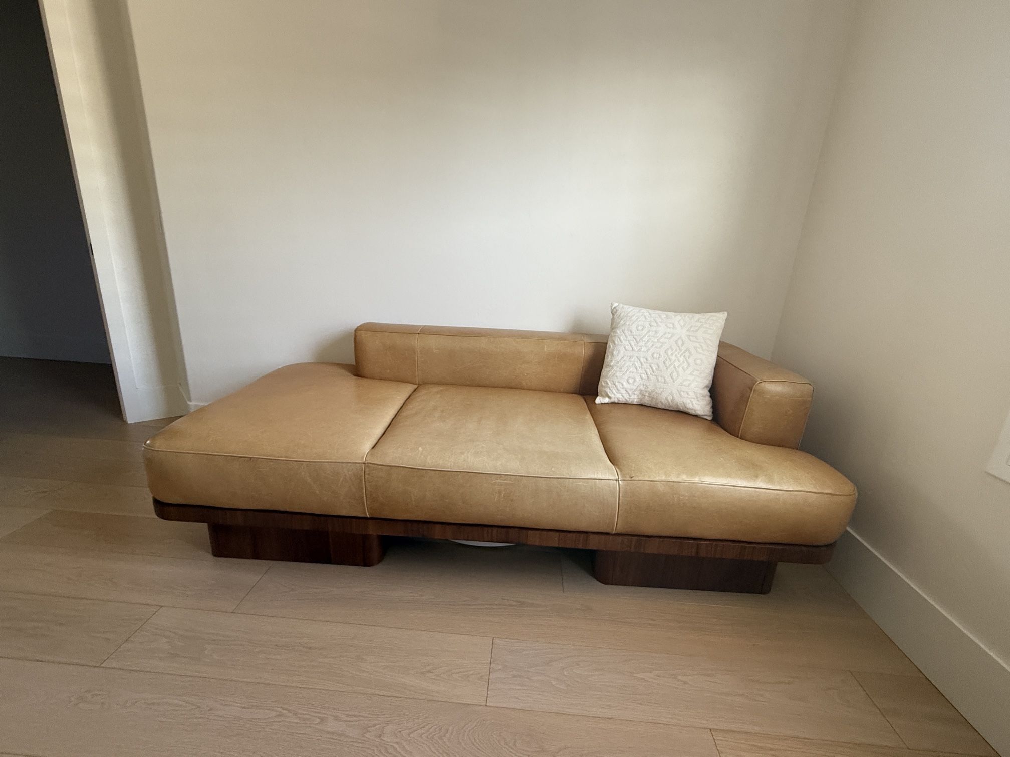 Serafin Leather Daybed From CB2