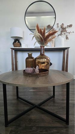 Set of two tables.