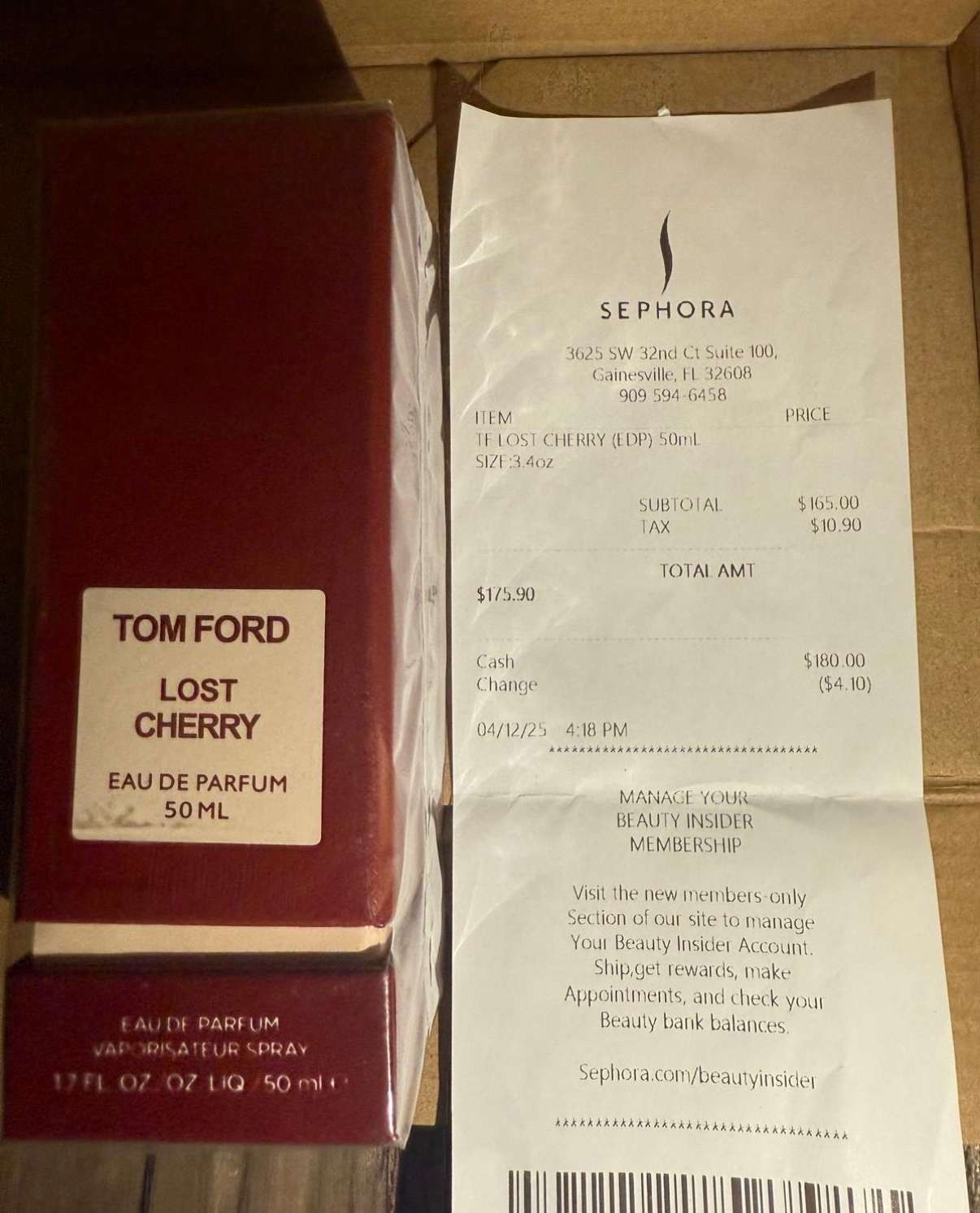 Tom Ford lost cherry