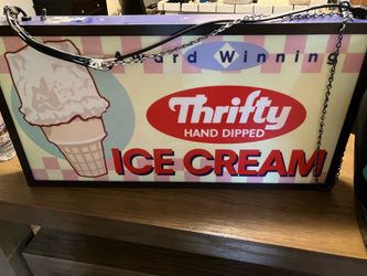 Thrifty ice cream sign