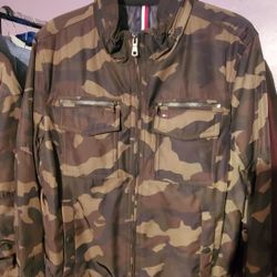 Tommy Hilfiger Camo Jacket Asking Price  $55 Used Twice Great Condition Didn'tike Fit Its Size Large Both Second In A Medium So I Have 2 Must Pick Up 