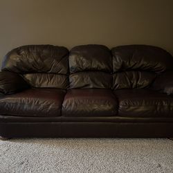 Leather Couch & Loveseat set