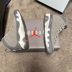 Retro 9 Cool Grey Size 11.5