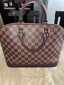 Louis Vuitton Alma Damier Ebene Handbag