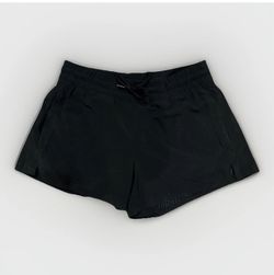 Athleta Athletic Women’s Shorts Black Laser Cut Gym Workout Size 6