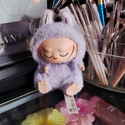 Purple Labubu Keychain