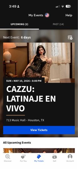 2 Cazzu Tickets for 713 Music Hall Houston $180