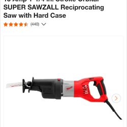 Milwaukee Orbital Super Sawzall .