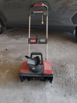 Toro electric snowblower