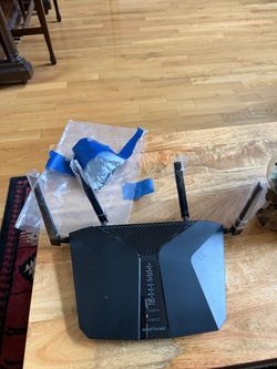 NETGEAR Nighthawk 6-Stream AX5400 WiFi 6 Router (RAX50) - AX5400 Dual Band Wireless Speed (Up to 5.4 Gbps) | 2,500 sq. ft. Coverage