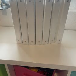 1 Inch White 3 Ring Binder 