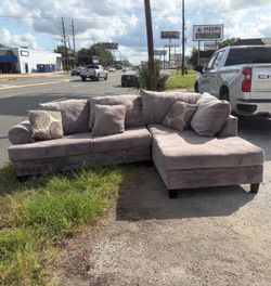Grey sectional