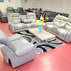 New Manual Reclining Sofa Set. Get It Now For Only $49and Pay Later  Without Credi