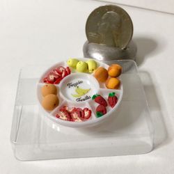 1:12 Miniature Fruit Platter $9 ea. - Original