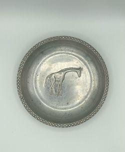 Mariposa Brillante VTG 1994 Giraffe Bowl Made In Mexico 8” Dia 1 1/2” Deep