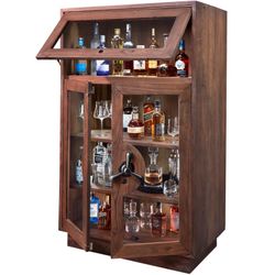 🔥🔥Sale🔥🔥New Wine Enthusiast Spirits Vault, Bar, Wine Liquor Cabinet.