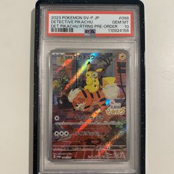 Detective Pikachu Promo PSA 10 
