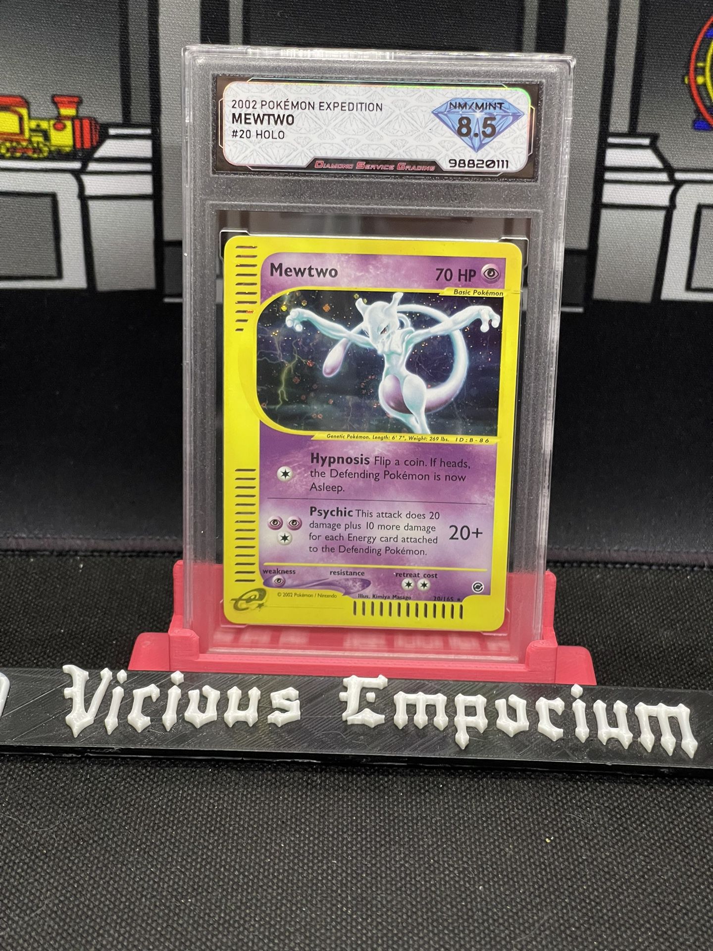 Graded Expedition Holo Mewtwo DSG 8.5
