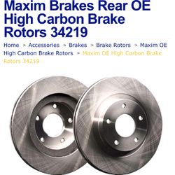 Disc Rotors 34219-DZ (2)