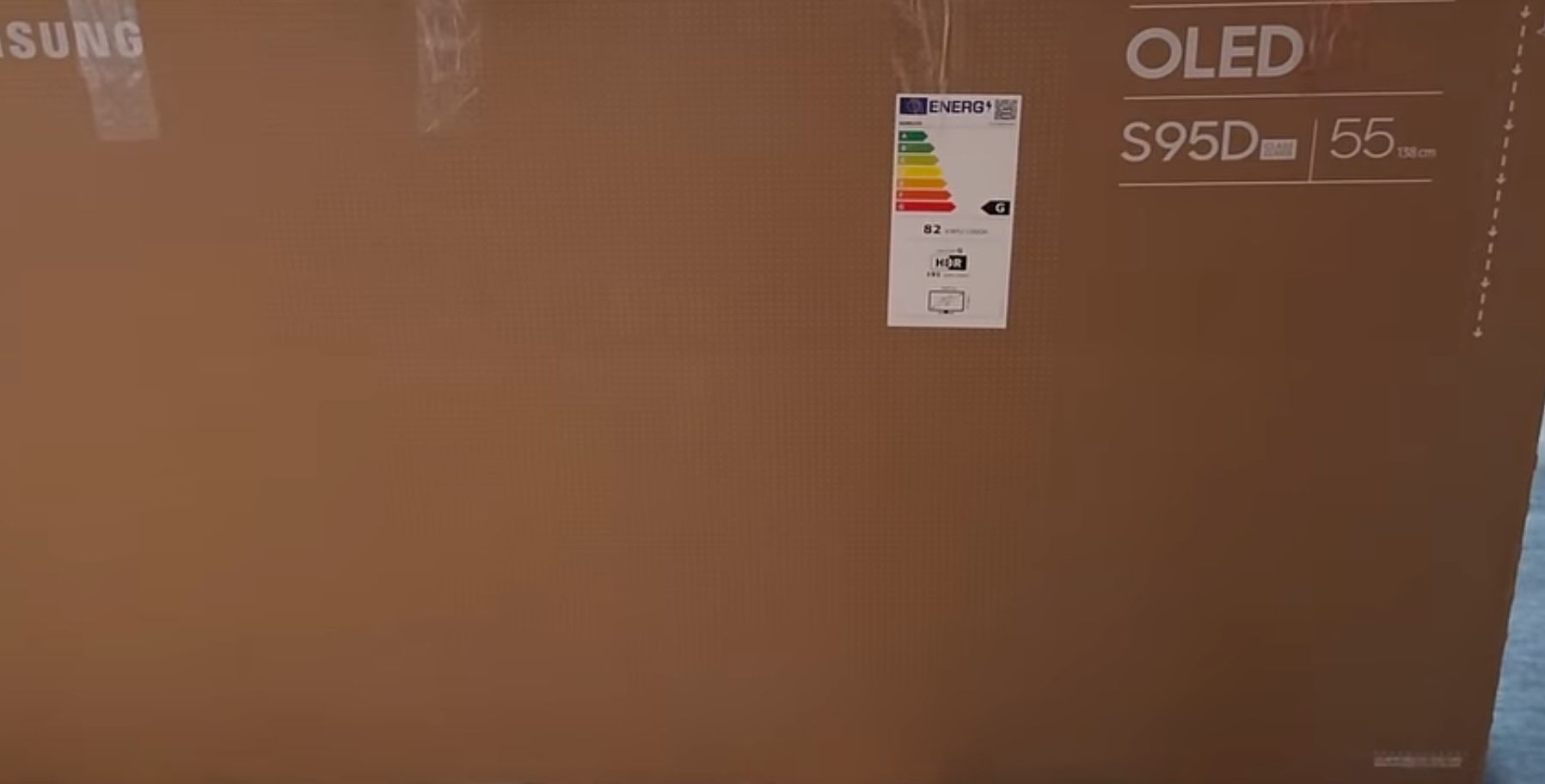 SAMSUNG S95D Series 55 Inches OLED 4K TV | HDR Pro, Object Tracking Sound+, Motion Xcelerator, Real Depth Enhancer, 4K AI Upscaling | Dolby Atmos | Al