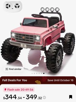 Title: Pink Kids Ride-On Car with Remote Control, Charger & Bluetooth - Excellent Condition! Price: $250 (Firm / Or Best Offer) Description: Selling
