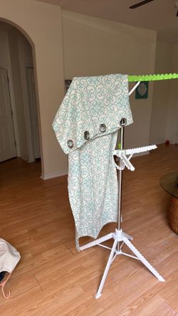 Teal Filigree Curtains (Set of 2)