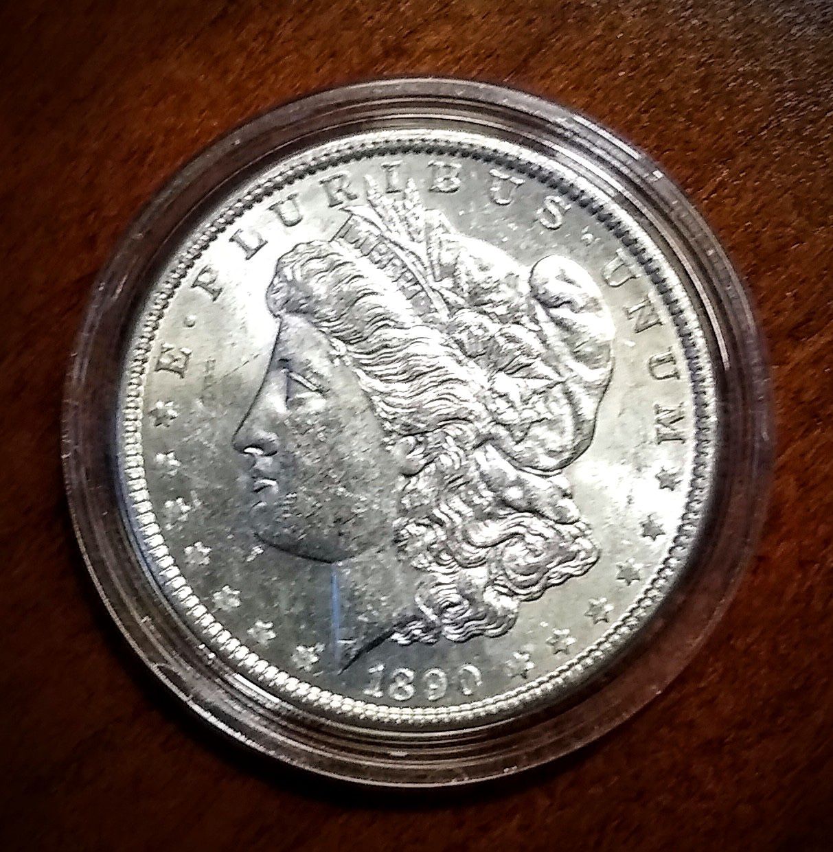 1890 P Morgan Silver Dollar Brilliant Uncirculated 