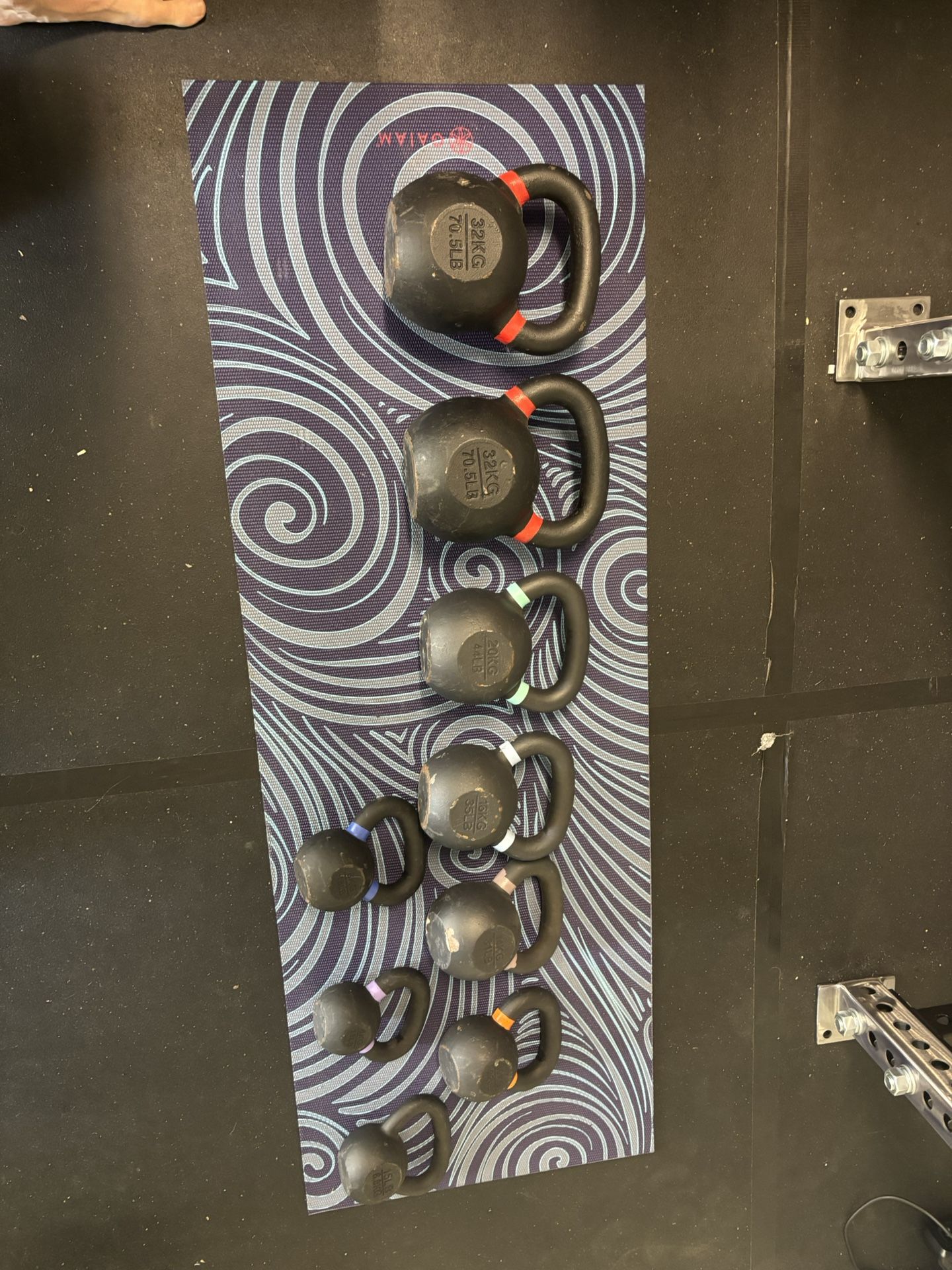 Cast Iron Kettlebells – 13 lb to 70.5 lb – Multiple Weights Available