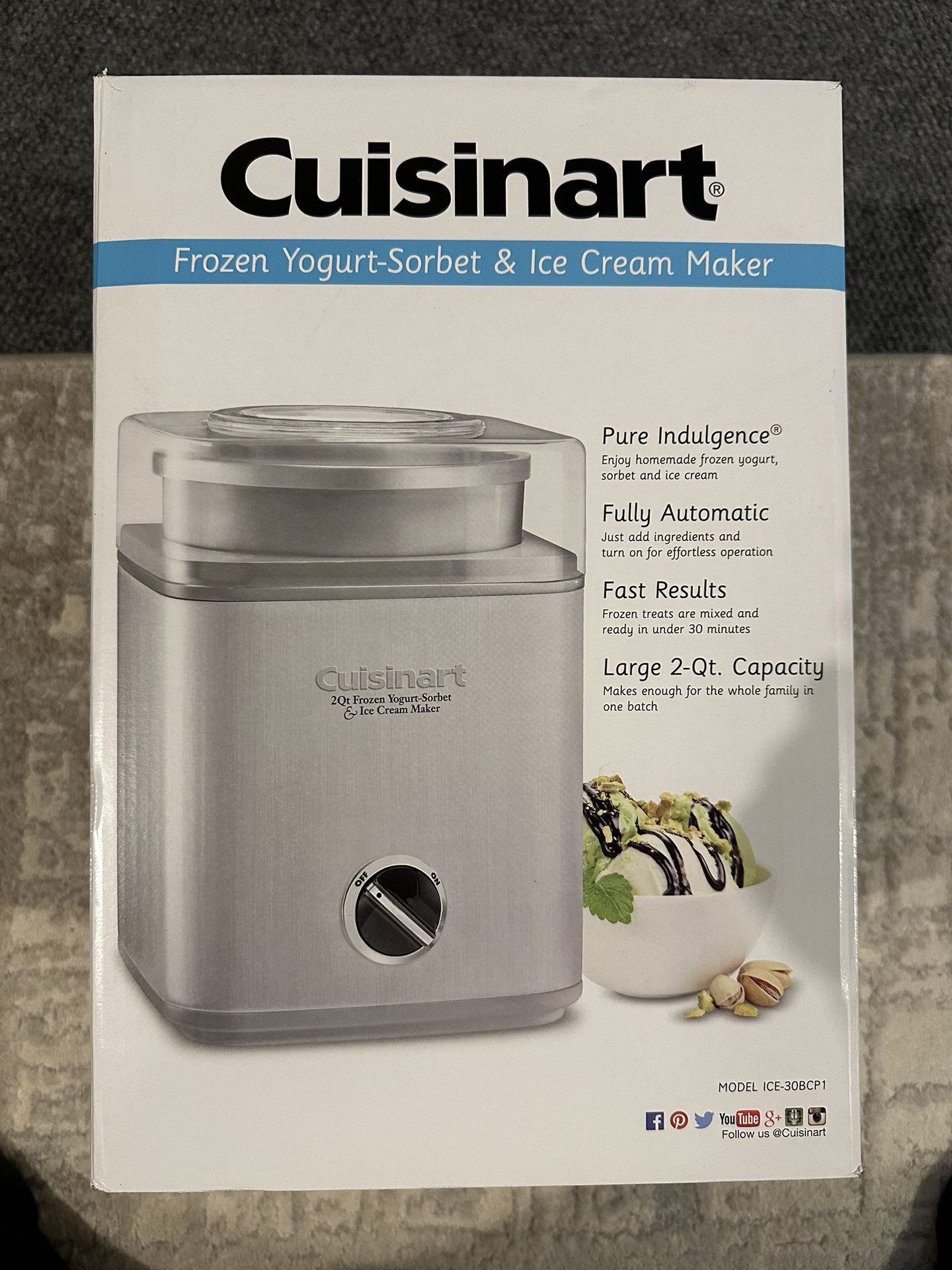Cuisinart Ice Cream Maker (New)
