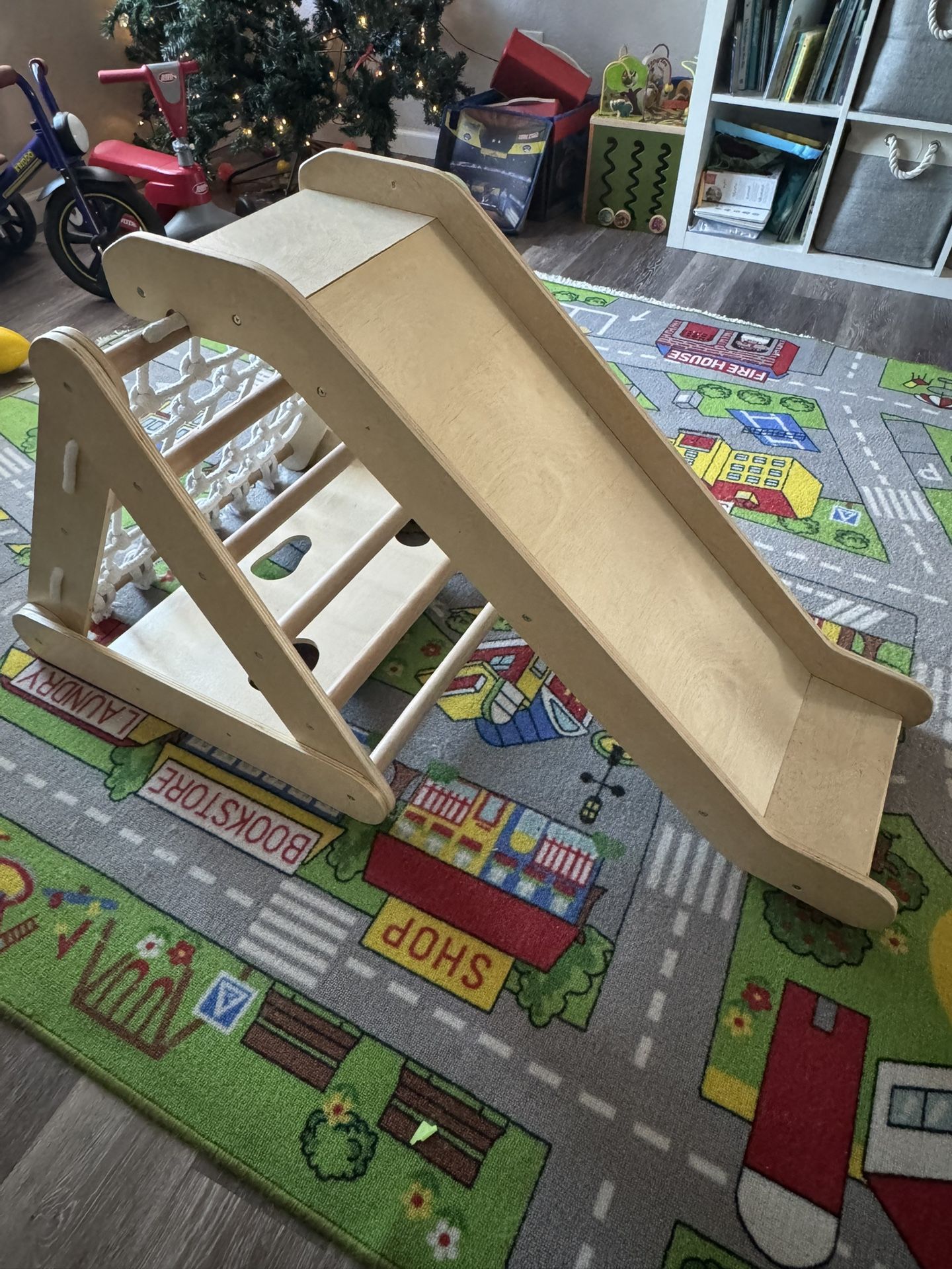 4 in 1 Montessori Climber and Slide WITH Kids Climber Arch Rocker