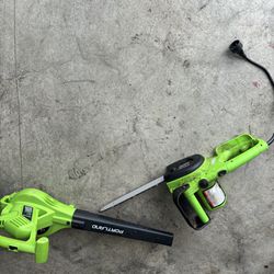 Leaf Blower +Chain Saw 