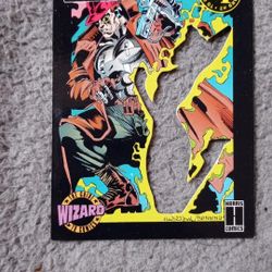 Cain Cut Thur Figure From  Wizard Trading Card