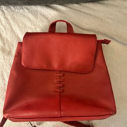 Red backpack