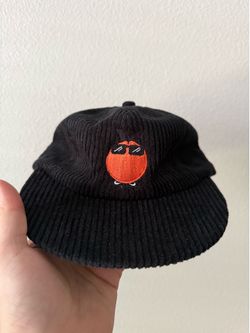 Midnight organic corduroy hat